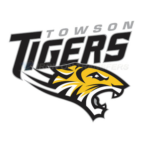 Towson Tigers Logo T-shirts Iron On Transfers N6584 - Click Image to Close